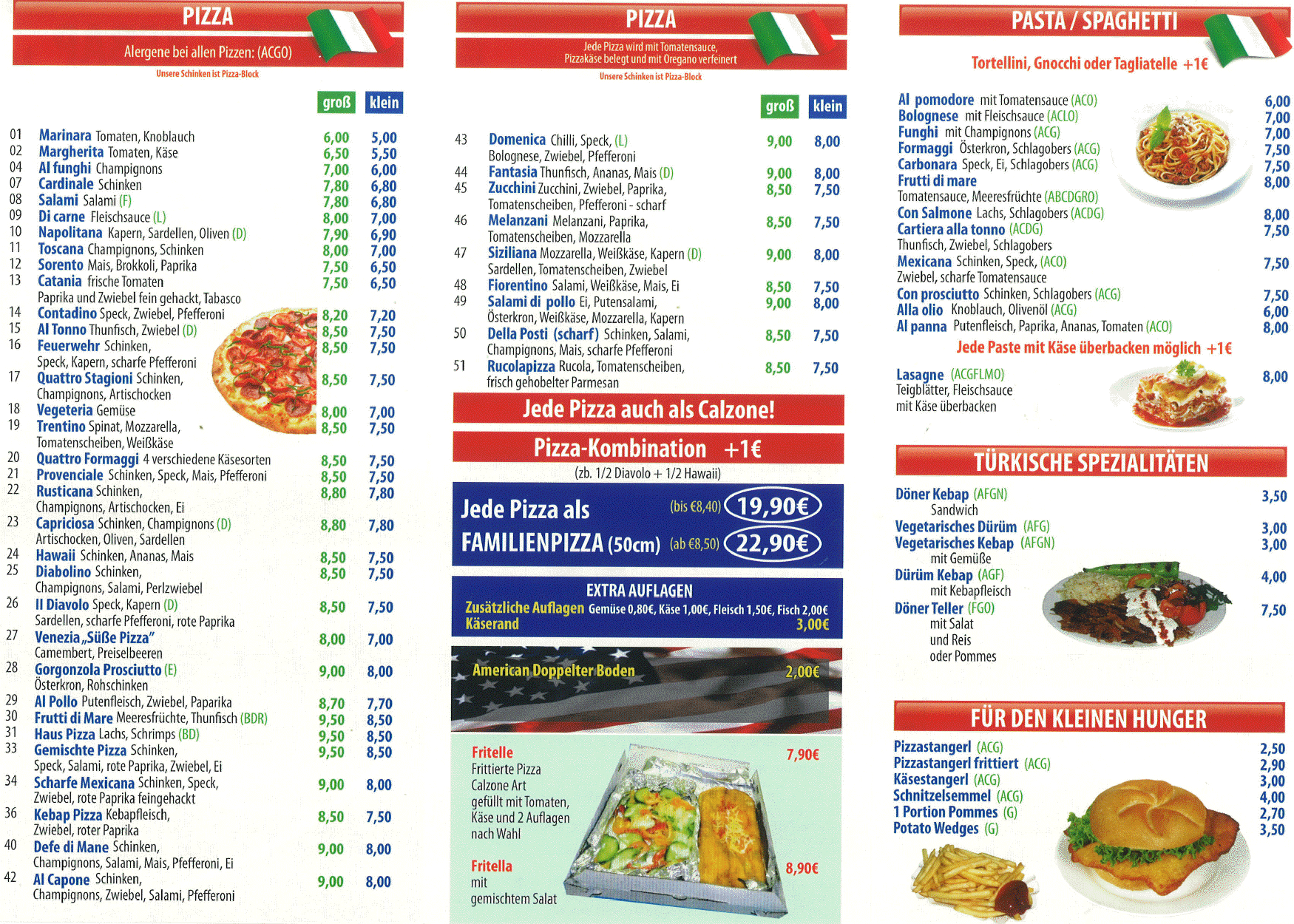 Izmir Kebap Haus Düsseldorf Speisekarte