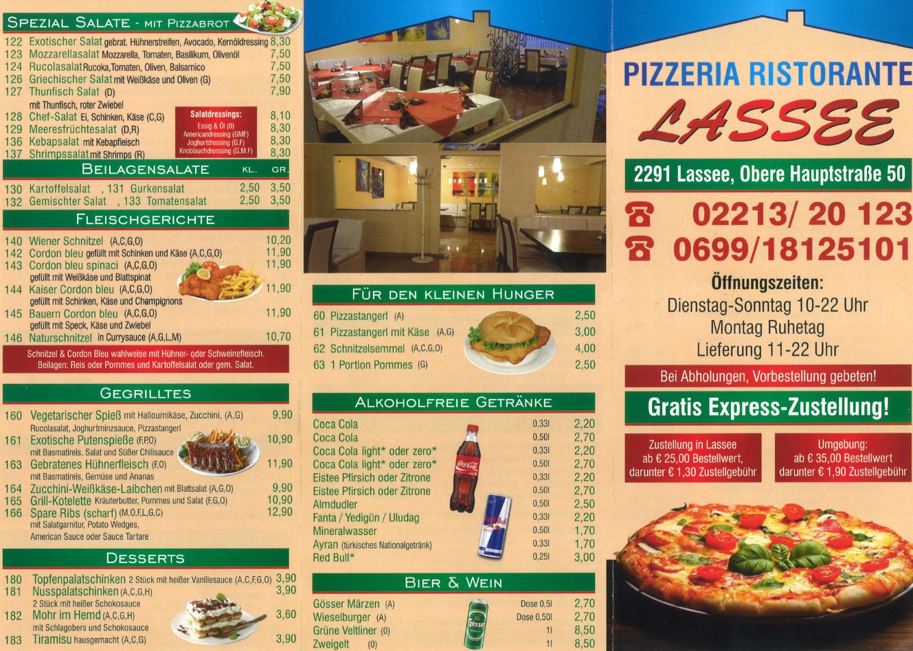 Pizzeria Ristorante Lassee | Lieferdienste Marchfeld Pizzeria Ristorante Lassee | Lieferdienste Marchfeld